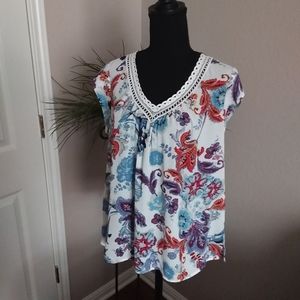 DR2 Ladies  Cap Sleeve Top